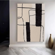 Abstract Art | Minimal Black Grid