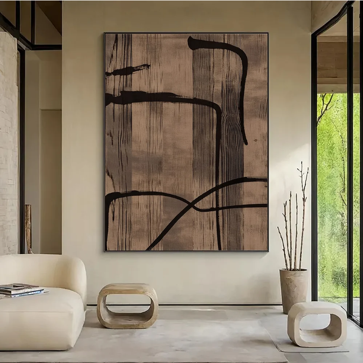 Abstract Art | Zen Curve Lines