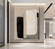 Abstract Art | Neutral Curve Blocks