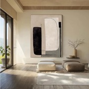 Abstract Art | Neutral Curve Blocks