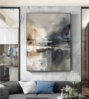 Abstract Art | Misty City Reflections