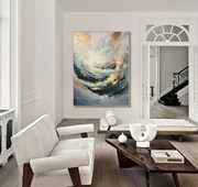 Abstract Art | Gilded Ocean Swell