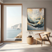 Abstract Art | Gilded Ocean Swell