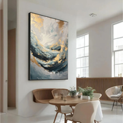 Abstract Art | Gilded Ocean Swell