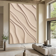 3D-Textured Art | Sand Wave Relief