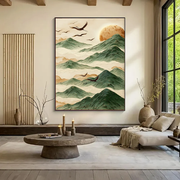 3D-Textured Art | Crane Mountain Glow
