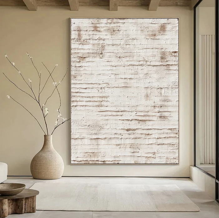 3D-Textured Art | Weathered Stripe Relief