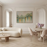 3D-Textured Art | Petal Cascade Glow