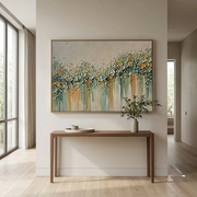 3D-Textured Art | Petal Cascade Glow