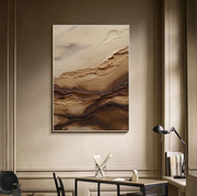 3D-Textured Art | Earthy Strata Flow
