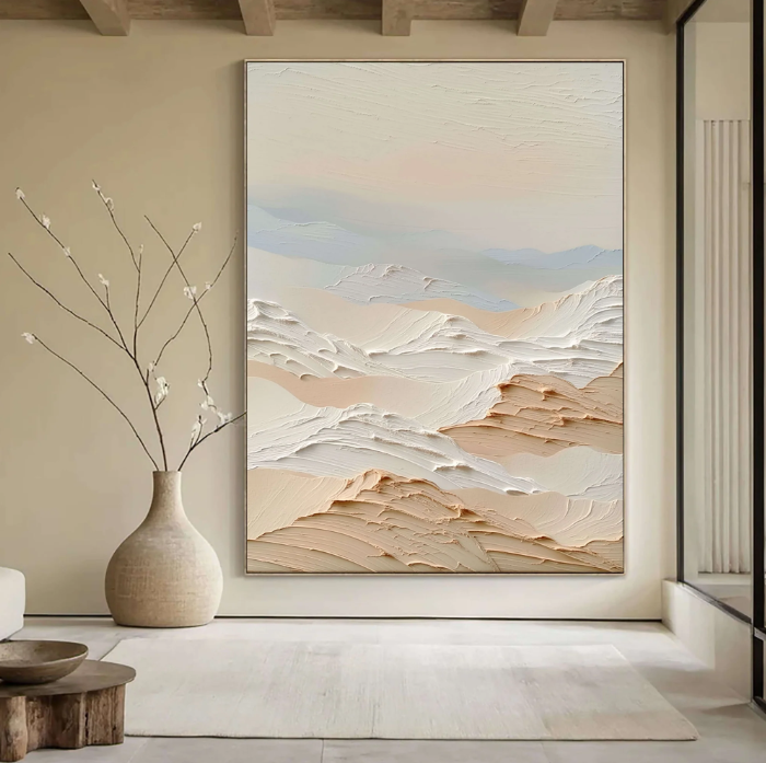 3D-Textured Art | Desert Dune Relief