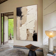 3D-Textured Art | Neutral Plaster Fragment