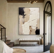 3D-Textured Art | Neutral Plaster Fragment