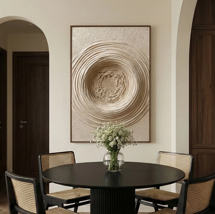 3D-Textured Art | Quiet Halo Basin