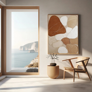 3D-Textured Art | Earthen Pebble Mosaic