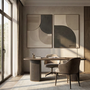 3D-Textured Art | Gray Geometry