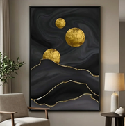 Wabi-Sabi Art | Contemporary Luxe ArtGolden Moon Passage