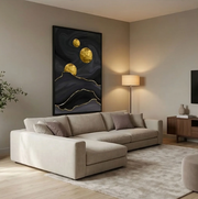 Wabi-Sabi Art | Contemporary Luxe ArtGolden Moon Passage