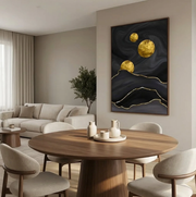 Wabi-Sabi Art | Contemporary Luxe ArtGolden Moon Passage