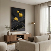 Wabi-Sabi Art | Contemporary Luxe ArtGolden Moon Passage