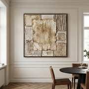 Wabi-Sabi Art | Aged Linen Layers