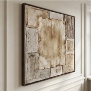 Wabi-Sabi Art | Aged Linen Layers