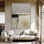 Wabi-Sabi Art | Cracked Plaster Serenity