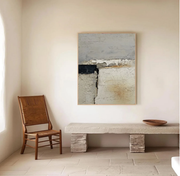 Wabi-Sabi Art | Cracked Plaster Serenity