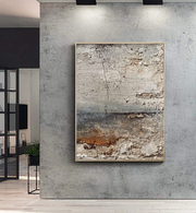 Wabi-Sabi Art | Cracked Shoreline Hush