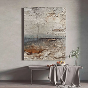 Wabi-Sabi Art | Cracked Shoreline Hush