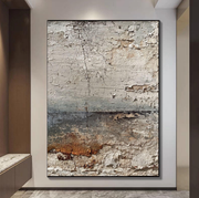 Wabi-Sabi Art | Cracked Shoreline Hush