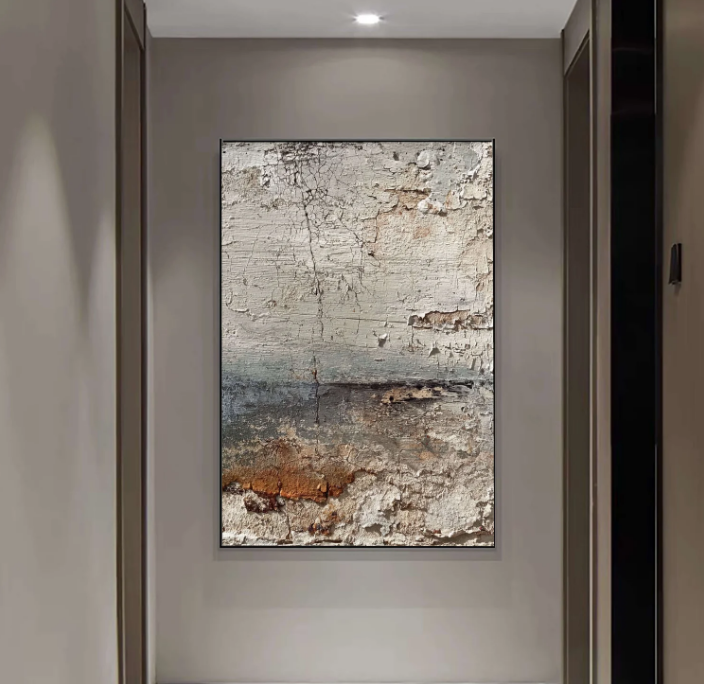 Wabi-Sabi Art | Cracked Shoreline Hush