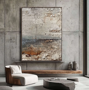Wabi-Sabi Art | Cracked Shoreline Hush