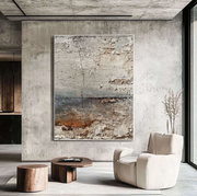 Wabi-Sabi Art | Cracked Shoreline Hush