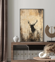 Wabi-Sabi Art | Rustic Silhouette Stillness