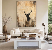 Wabi-Sabi Art | Rustic Silhouette Stillness