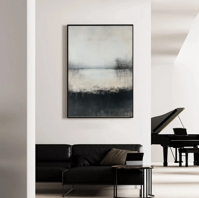 Wabi-Sabi Art | Misty Waterscape Hush