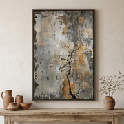 Wabi-Sabi Art | Weathered Quiet Bloom