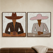 Vintage Americana Art | Plains Tea Meeting