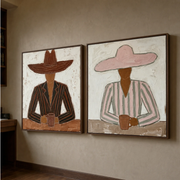 Vintage Americana Art | Plains Tea Meeting