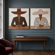 Vintage Americana Art | Plains Tea Meeting
