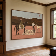Western Folk Art | Desert Riders And Horses