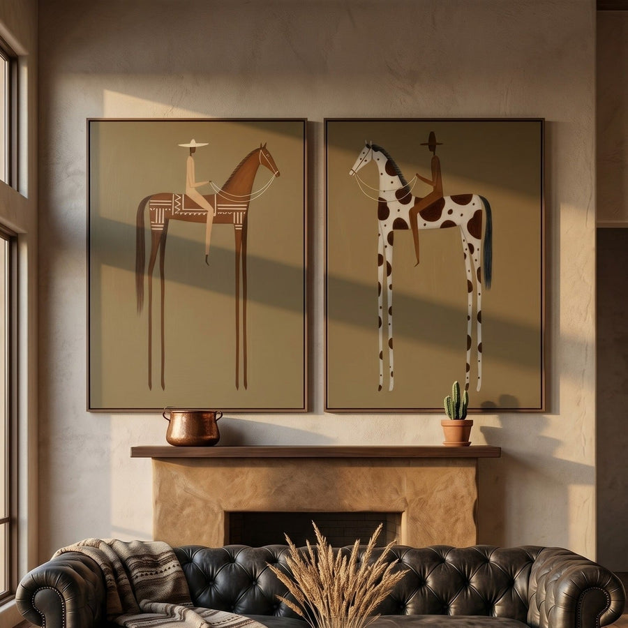 Vintage Americana Art | Silent Journey
