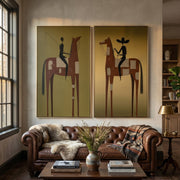 Vintage Americana Art | Steeds