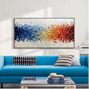 3D-Texture Art | Textured Colorful Abstract Wall Art