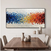 3D-Texture Art | Textured Colorful Abstract Wall Art