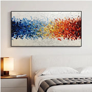 3D-Texture Art | Textured Colorful Abstract Wall Art