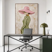 Abstract Art | Textured Fashion Figure Wall Art