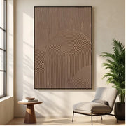 Wabi-Sabi Art | Textured Geometric Abstract Wall Art