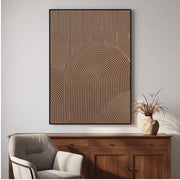 Wabi-Sabi Art | Textured Geometric Abstract Wall Art